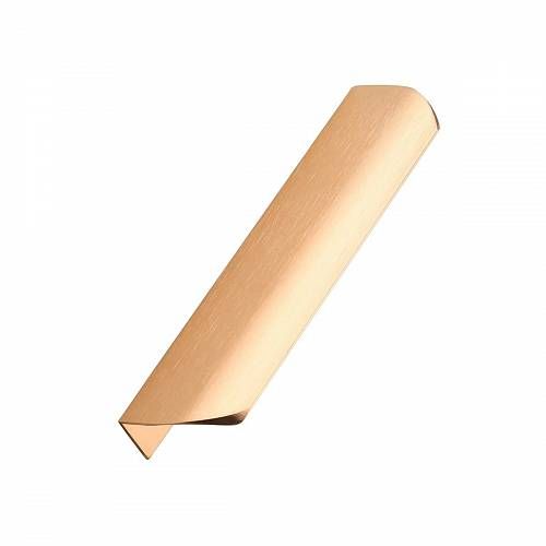 Ручка мебельная алюминиевая HEXA 96мм/150мм, брашированное золото  — купить оптом и в розницу в интернет магазине GTV-Meridian.